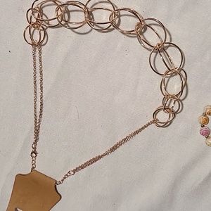 Geometric Necklace. Chloe +Isabel